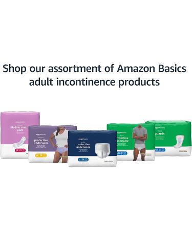 Amazon Basics Incontinence Underwear for Men - Maximum Absorbency - Large - 54 Count (3 Packs of 18) - Buy Online on GoSupps.com