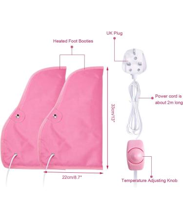 Noverlife Paraffin Wax Heated Booties - Electric Nail Art Pedicure Foot Cover & Spa Warmer Kit - Buy Online on GoSupps.com