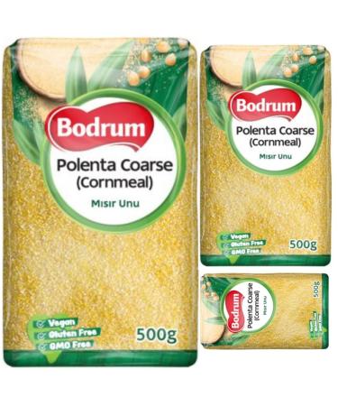 Bodrum Coarse Polenta Bramata 500 Gram x 3 Pieces