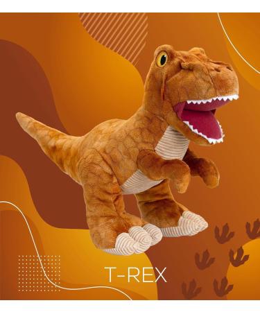 Deluxe Paws Plush Eco Toy 100% Recycled - Tyrannosaurus Rex | Soft & Cuddly - Buy Online on GoSupps.com