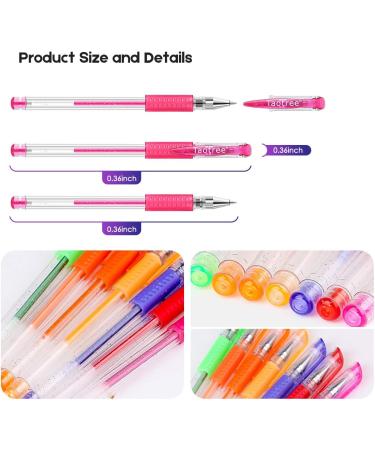 Glitter Gel Pens  32-Color Neon Glitter Pens Fine Tip Art Markers Set 40% More Ink Colored Gel Pens for Adult Coloring Book  Drawing  Doodling  Scrapbook  Journaling  Sparkle Gel Pen Gift for Kids - Buy Online on GoSupps.com