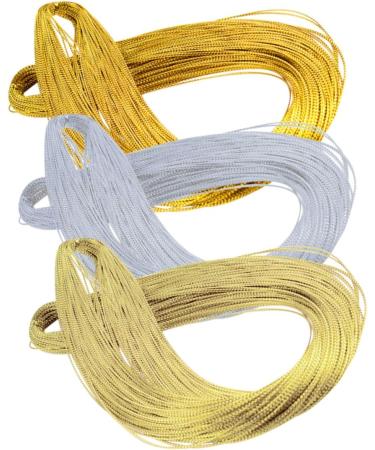 Coheali 9-Piece Metallic Embroidery Thread Set - Gold Cord Pearl Cords & Gift Wrap Essentials for Christmas - Buy Online on GoSupps.com