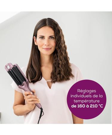 Beurer HT 65 hair curling iron for styling 4 different wavy styles temperature levels of 160-210 C for each hair type cer - Buy Online on GoSupps.com