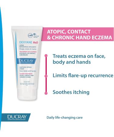 Ducray Dexyane Med Soothing Repair Cream 100ml - Effective Skin Relief for Dry & Irritated Skin | International Shipping Available - Buy Online on GoSupps.com