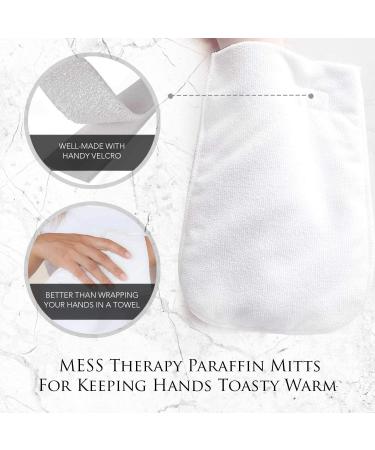 MESS Insulated Mitts for Paraffin Treatment - 2-Pack Wax Gloves for Hands - Ideal for Home or Spa Use - Soothe Arthritis Pain - Buy Online on GoSupps.com
