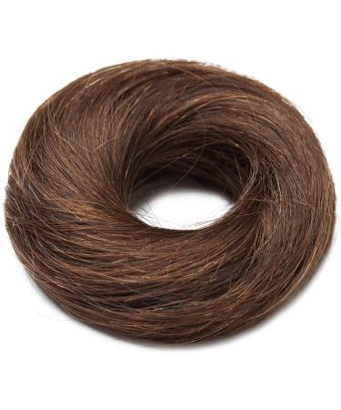 SEGO Human Hair Scrunchies for Women Messy Hair Buns Hairpiece #4 Medium Brown 100% Real Remy Updo Scrunchies Donut Hair Extensions Chignons Straight (23g) Straight #4 Medium Brown - Buy Online on GoSupps.com
