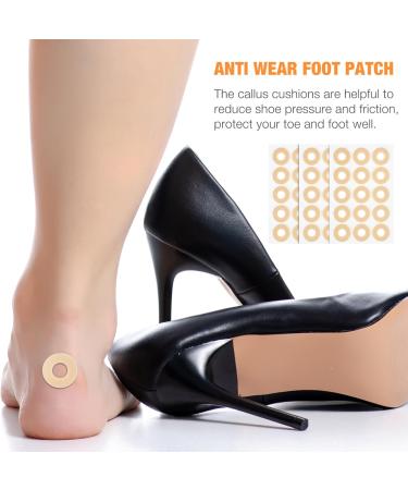 Beavorty 45Pcs Callus Cushions Self Adhesive Callus Cushions Round Foam Padding Oval Shaped Cushion Corn Pads Toe and Foot Protectors for Men Women 1.60X1.60X0.30CM - Buy Online on GoSupps.com