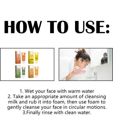 Coffret Nettoyant Visage - Nettoyant Visage Nettoyant En Profondeur Exfoliant R gulateur De S bum claircissant Et Hydratant For Un Teint Uniforme(B 1PCS) - Buy Online on GoSupps.com