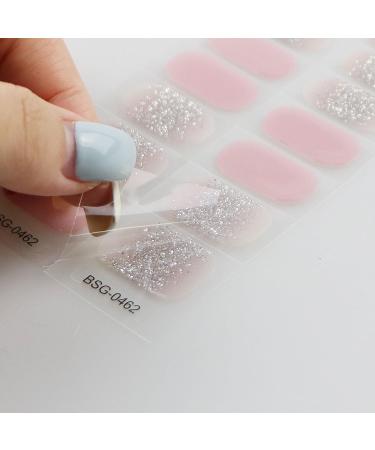 JMEOWIO Purple Nail Foil Glitter - Self-Adhesive Gel Nail Stickers for UV Curing & Stunning Nail Designs - Buy Online on GoSupps.com