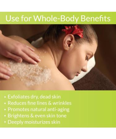 Organic Fiji Whole Body Scrub - Infused with Coconut Oil Exfoliating Sugar Scrub for Smooth and Soft Skin Exfoliates & Restores Skin's Natural Biosphere Coconut Lime 20 oz - Buy Online on GoSupps.com