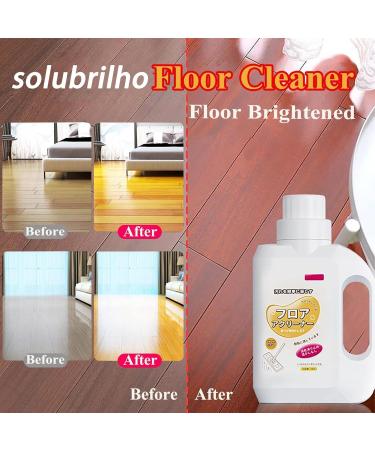 Cohbskj Solubrilho Tile Cleaner Solubrilho Tile Cleaner Liquid Tub and Tile Polishing Cleaner Removes Dirt Polishing Brightening Tile Cleaner Suitable for Kitchen Bathroom (1000ML) - Buy Online on GoSupps.com