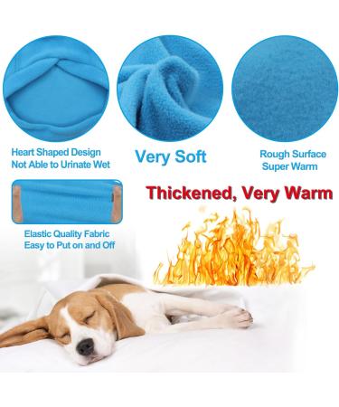 HuaLiSiJi Dog Fleece Jumpers - Medium Dog Sweatshirt & Hoodie Set (M Blue+Pink) - Buy Online on GoSupps.com