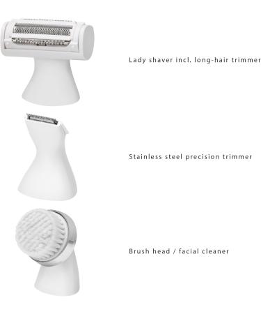 ProfiCare PC-LBS 3001 3in1 Lady Beauty Set | Shaver Facial Cleanser & Trimmer | Splash-proof & Portable for International Shipping - Buy Online on GoSupps.com