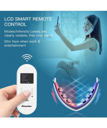 Baifuduo Double Chin Reducer with Red Blue Light - V-Face Belt for Women - 5 Modes - Buy Online on GoSupps.com