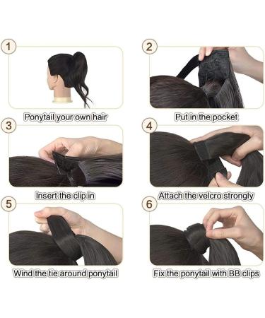 Messy Bun Hair Piece for Women Synthetic Long Curly Ponytail Hair Extensions Wraparound Ponytail 22 Inches Women Hair Accessories Bun Hair Extensions Hair Scrunchies (Color : 8-27 Size : 22inches) 22inches 8-27 - Buy Online on GoSupps.com