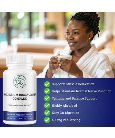 2nd Springs Magnesium Bisglycinate + Super B-100 Complex Bundle | Energy Stress Support Muscle Relaxation Nerve Health Metabolism & Daily Wellness - Buy Online on GoSupps.com