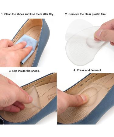 2 Pairs Dr. Foot Ball of Foot Cushions - Forefoot Support Pain Relief Gel Insoles - Buy Online on GoSupps.com