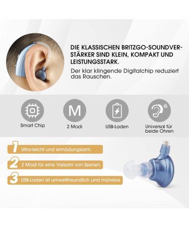 Britzgo 1301 Blue Devices - New Generation with M Button | 40 Hours Uninterrupted Use | International Shipping Available - Buy Online on GoSupps.com