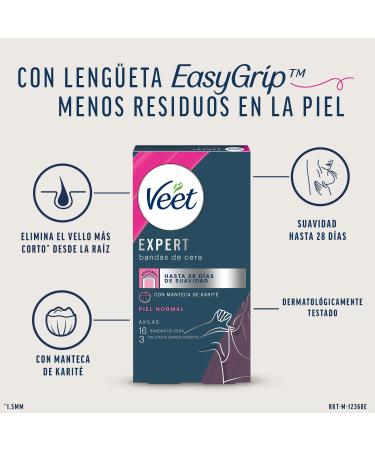 Buy Veet Banda Axila 16 Unidades - Fast International Shipping | Smooth Skin Solutions - Buy Online on GoSupps.com