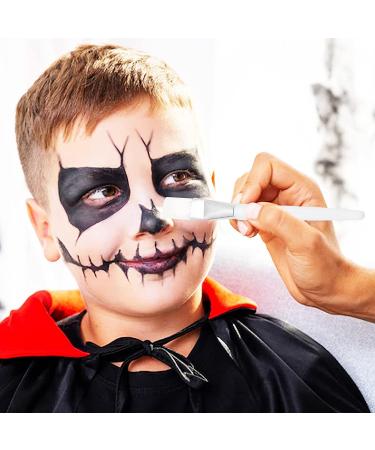 Professional Halloween Makeup Kit for Adult Cosplay - Ghost & Skeleton Special Effects SFX Paint in Black & White - Buy Online on GoSupps.com