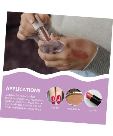 6 pi ces Palette de M lange Ongles R sine Dor e Portable Anti-coupure pour Vernis Gel Fond de Teint Manucure - Buy Online on GoSupps.com