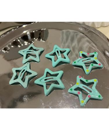 6 PCS Star Barrettes Babies Star Hair Clip Hair Barrette Hair Accessories Headwear Alloy Material Hair Pins For Children Y2K Hair Clip - Buy Online on GoSupps.com
