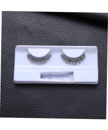 Shiny Exaggerated False Eyelashes Thick Eye Lashes Extension for Women Girls Cosplay Fancy Party Fluffy Fake Lashes Dramatic Stage Makeup Accessory - Buy Online on GoSupps.com