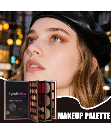 Palettes De Fard Paupi res 55 Couleurs Poudre De Contour Naturel | Poudre De Fard Joues Nacr e | Pour Ados Filles Femmes M res F tes Beaut Soir es Rendez-Vous - Buy Online on GoSupps.com
