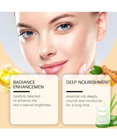 Turmeric Oil Facial Serum Natural Turmeric Skin Brightening Oil Reduces Pigmentation Moisturizes and Illuminates Skin Tone Suitable for All Skin Types 30ML (6 PCS) - Buy Online on GoSupps.com