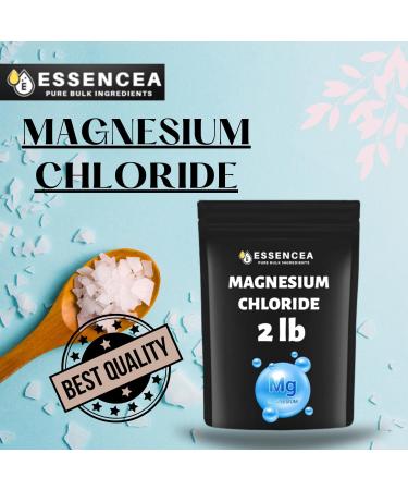 Essencea Pure Bulk Magnesium Chloride 2lb Powder | Magnesium Supplement (32 Ounces) | Top Quality Ingredients - Buy Online on GoSupps.com