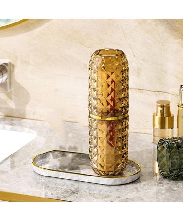 Perfk 5x Travel Toothbrushes & Raccoon Toothpaste Holder - Portable Organizer & Storage Box for Travel - Buy Online on GoSupps.com