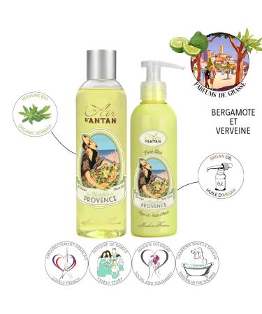 Un Air d'Antan Christmas Gift Set for Women | 2-Piece Body Lotion & Wash Set | Perfect Birthday Gifts | Bergamot & Provence Verbena Bath Set - Buy Online on GoSupps.com