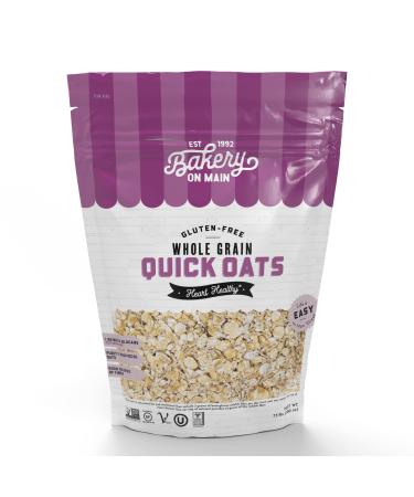 Bakery On Main Happy Quick Cooking Oats, Gluten-Free, Non GMO Project Verified Kosher, 7.5 lb, Packaging May Vary