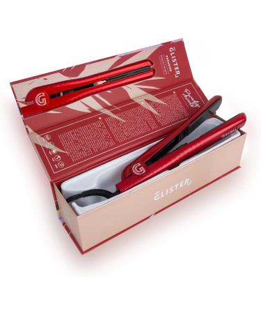 Buy Glister Paradise 1.25" Flat Iron - Tourmaline Gemstone Infusion in Sangria | International Shipping Available - Buy Online on GoSupps.com