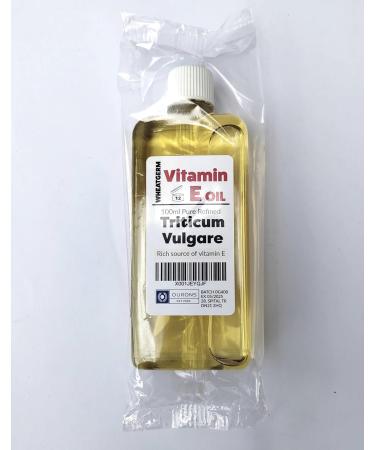 100ml Pure & Refined Wheatgerm Vitamin E Oil for Massage & Skin Care - Buy Online on GoSupps.com