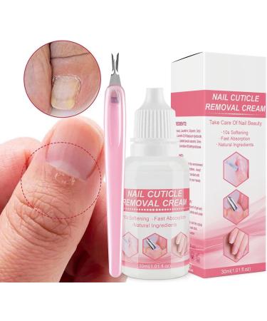 Cuticle Remover Cream | Cuticle Remover Gel 30ml Instant Fast Absorption Gentle Softening Cuticle Remover Cream Maintain Healthy Cuticles Honhoha - Buy Online on GoSupps.com