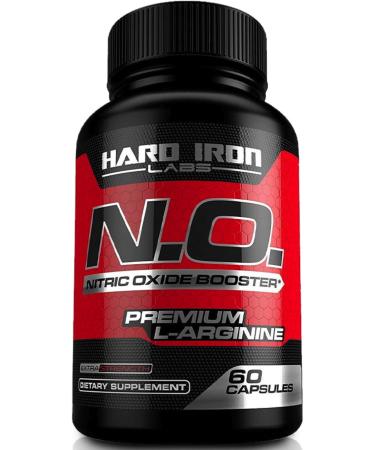 Nitric Oxide Booster - Nitric Oxide Supplement with L Arginine & L Citrulline for Muscle Building, Vascularity, Pumps, Energy, & Heart Health - NO Booster Pre Workout - 60 Capsules 60 Count (Pack of 1)