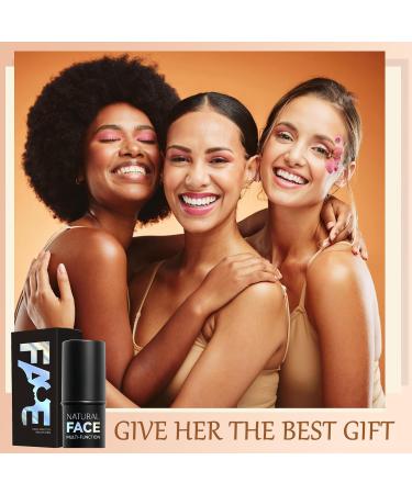 Nivofu 3 Pcs Blush Stick Highlighter Stick and Bronzing Contour Stick Long Lasting and Waterproof Contour Sticks Kit Easy to Sculpt the Face and Create Light Finishing Make-up - Buy Online on GoSupps.com