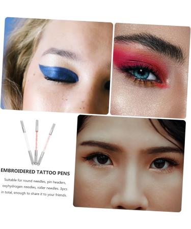 Mikinona 3pcs Fruit Embroidery Pen Pen Makeup Tool Eyebrow Microblading Kit Metal Pen Plastic - Buy Online on GoSupps.com