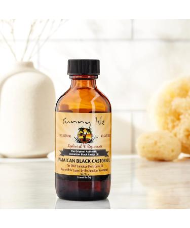 Sunny Isle Jamaican Black Castor Oil - 2 fl oz | Pure & Organic - Buy Online on GoSupps.com