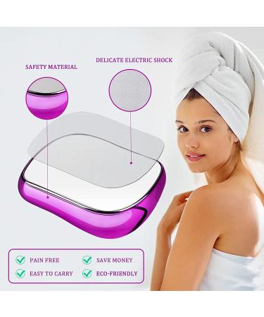 Crystal Hair Eraser: Upgraded Painless Exfoliation Hair Remover for Women and Men - Reusable & Washable (Rose) - Buy Online on GoSupps.com