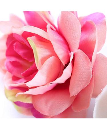 Prosperity Flower Crown & Headband Set - Bohemian Floral Wreath for Brides & Girls - Adjustable Hair Accessories for Weddings - 2 Pieces - Buy Online on GoSupps.com