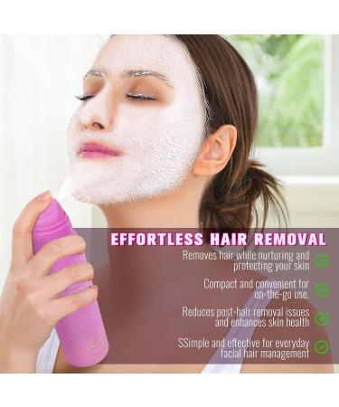 Hair Identifier Spray for Face & Body Shaving - Moisturizing Dermaplaner Solution with 4 Razors - Suitable for All Skin & Hair Types - Buy Online on GoSupps.com