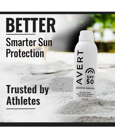 AVERT Original SPF 50 Sunscreen Spray | Aloe Infused | Non-Toxic Formula | Lightweight & Non-Sticky | Travel Size - Buy Online on GoSupps.com