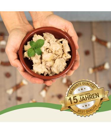 Lecker.Pet | 6 x 400 g Luna's 100% Chicken & Turkey Wet Dog Food | High Quality Dog Food | Natural & No Additives | Grain Free & No Added Sugars - Buy Online on GoSupps.com