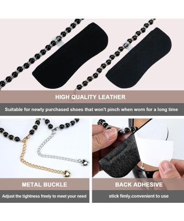 2 Sets Detachable Heel Straps for High Heels - Anti-Loose Elastic Shoe Straps - Black Replacement Straps - Buy Online on GoSupps.com