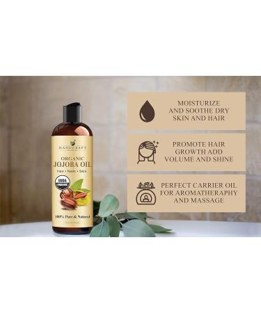 Handcraft Blends Youthful Glow Set: Jojoba Oil (8 Fl Oz) and Frankincense Essential Oil (4 Fl Oz) 100% Pure & Natural Anti-Aging Serum Blend for Face and Neck - Buy Online on GoSupps.com