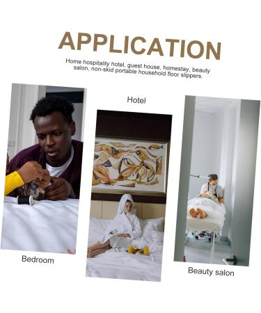 FRCOLOR 5 Pairs Slippers Man Suit Zapatilla De Mujer Ladies Suits Mens Slipper Women s Suits Closed Hotel Slipper Indoor Shoes Anti-slipping Slipper Disposable Set Household Shoes Miss Eva - Buy Online on GoSupps.com