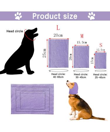 Dog Snood & Earmaker - Hearing Protection Hoodie for Dogs & Cats | Noise Protection & Neck Warmer | Violet - Buy Online on GoSupps.com