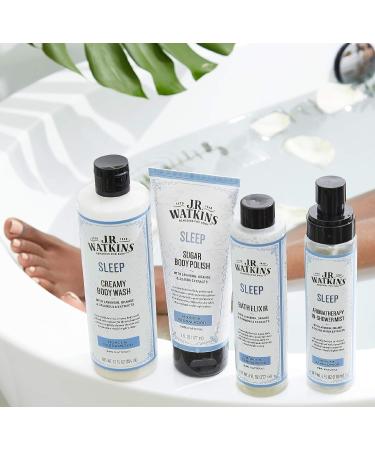 J.R. Watkins Sleep Bath Elixir 6 oz - Monoi & Sandalwood Liquid Bath Soak - Buy Online on GoSupps.com